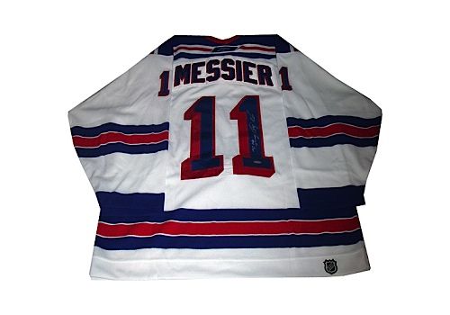 Mark Messier New York Rangers Authentic White Jersey w/ "94 Cup" Insc. (Steiner Sports COA)
